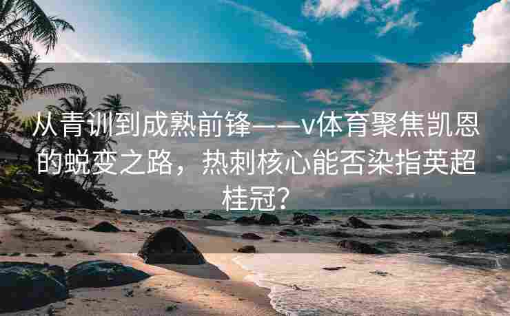 从青训到成熟前锋——v体育聚焦凯恩的蜕变之路,热刺核心能否染指英超桂冠?