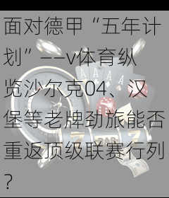 面对德甲“五年计划”——v体育纵览沙尔克04、汉堡等老牌劲旅能否重返顶级联赛行列？